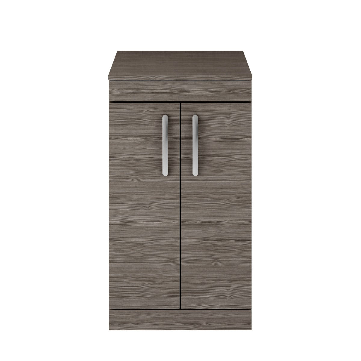 Fairford Carnation 500mm Grey Avola Floor Standing 2 Door Vanity Unit, with Worktop