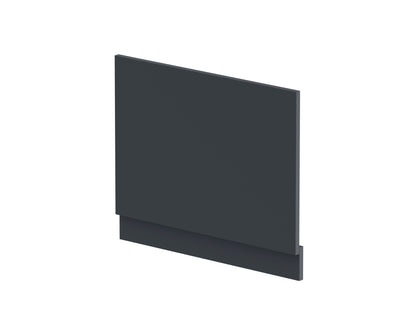Fairford Satin Anthracite 700mm Bath End Panel with Plinth