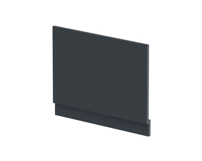 Fairford Satin Anthracite 750mm Bath End Panel with Plinth