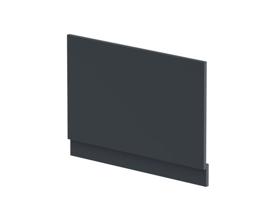 Fairford Satin Anthracite 800mm Bath End Panel with Plinth