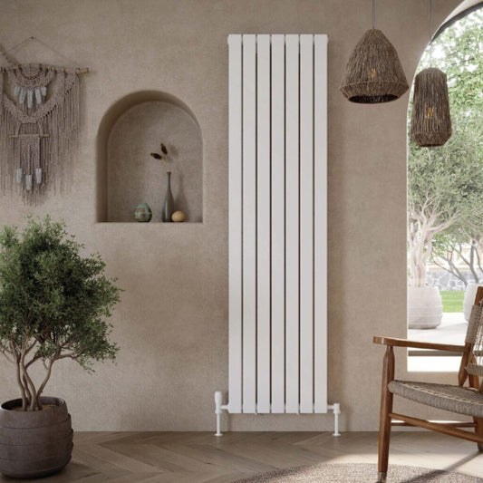 Fairford Bravo White Designer Radiator 1600mm X 544mm