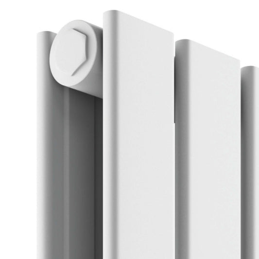 Fairford Bravo White Double Designer Radiator 600mm X 1158mm