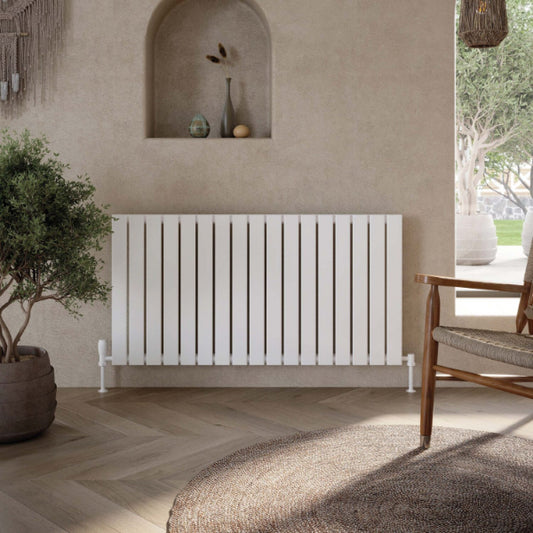 Fairford Bravo White Designer Radiator 600mm X 1158mm