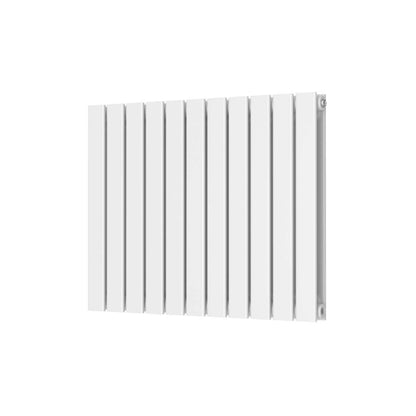 Fairford Bravo White Double Designer Radiator 600mm X 750mm