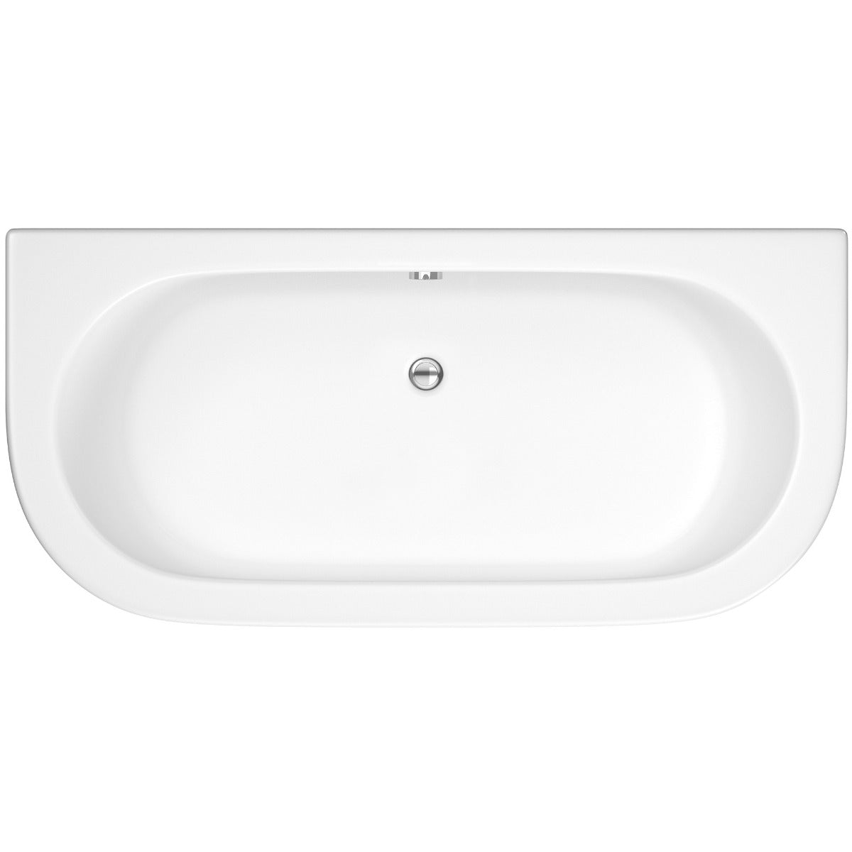 Fairford Ordo Back To Wall Bath with Panel