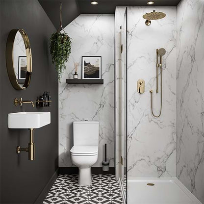 Hydraset Calacatta Marble 1200 x 2400 Setlock Wall Panel