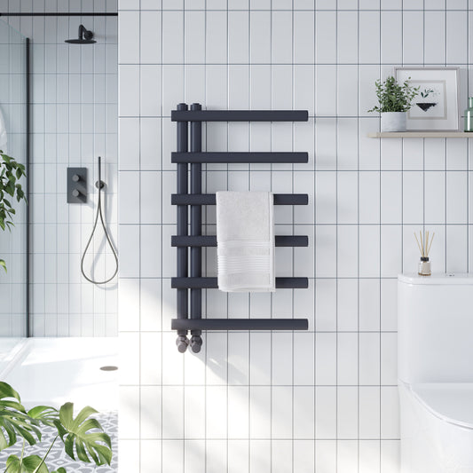 Fairford Carlo Towel Radiator - 850mm X 500mm - Chrome