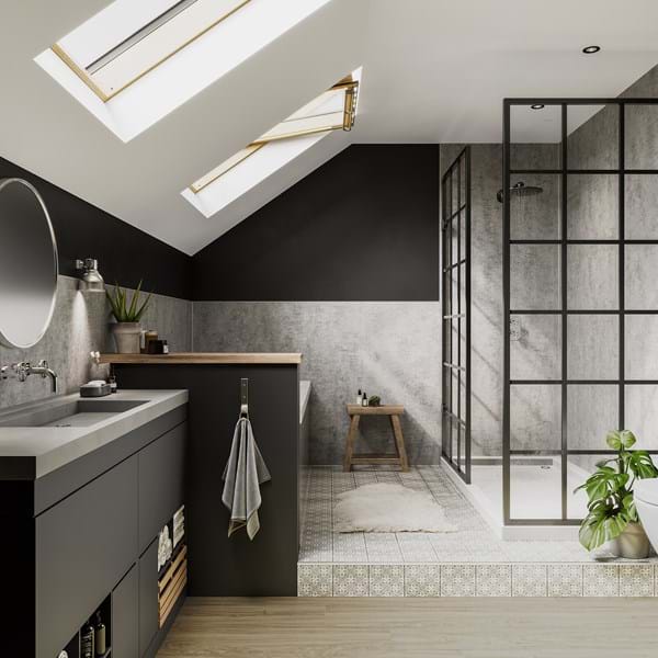 Hydraset Concrete Elements Textured 1200 x 2400 Setlock Wall Panel