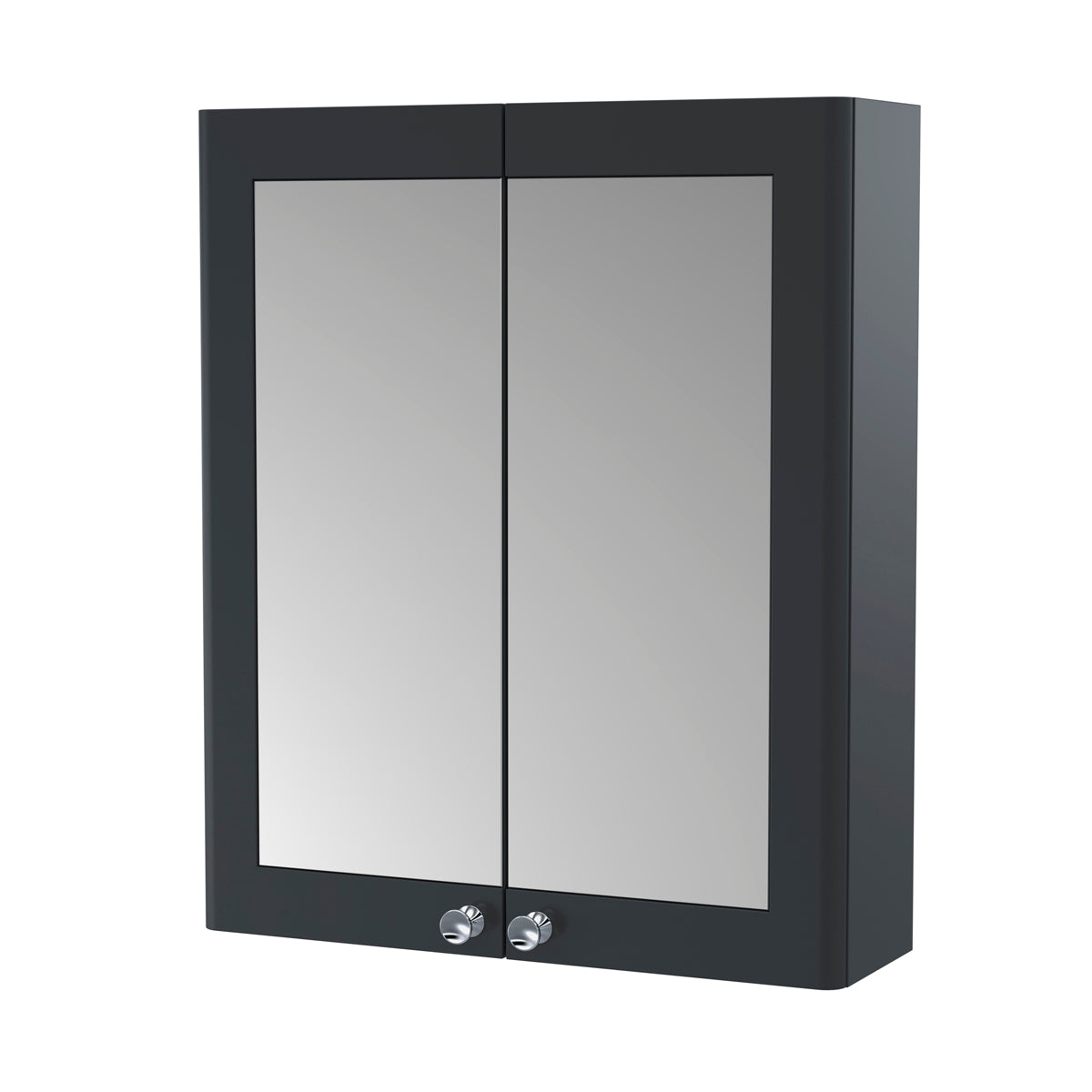 Fairford Laurel 2.0 600mm Satin Anthracite Mirror Cabinet