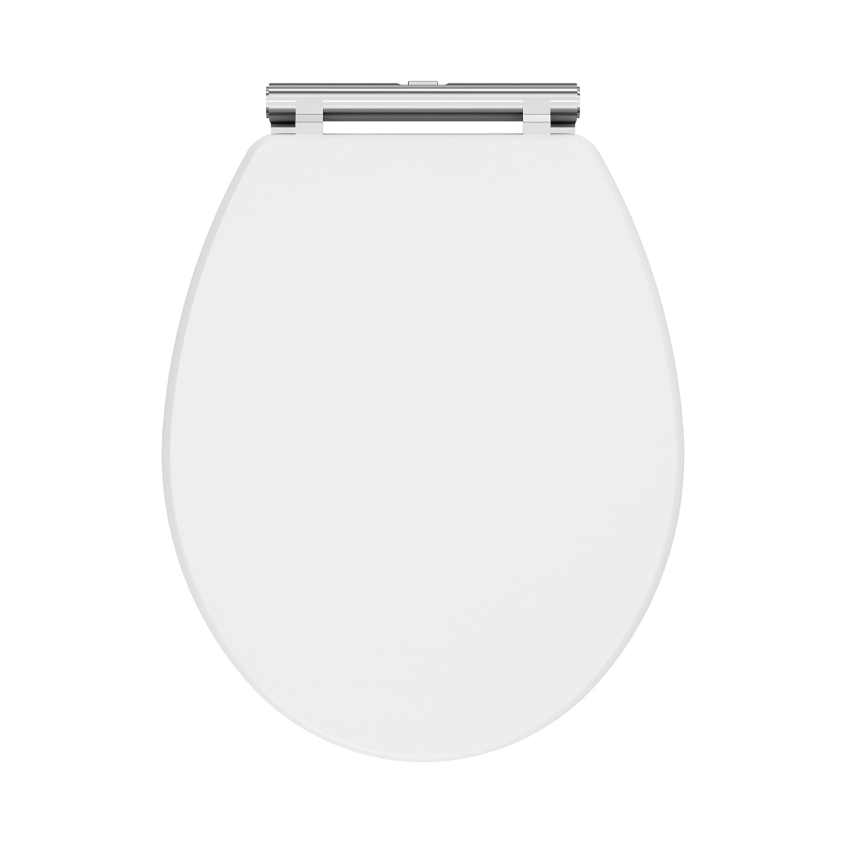 Fairford Lauren Satin White Toilet Seat