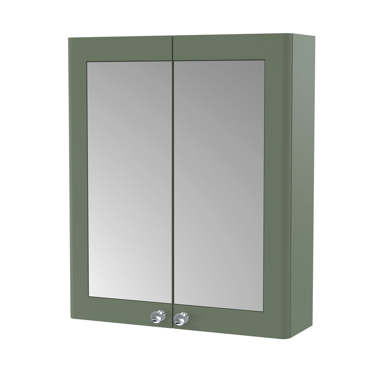 Fairford Laurel 2.0 600mm Satin Green Mirror Cabinet