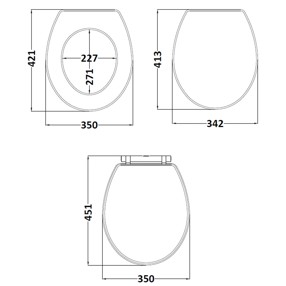 Fairford Lauren Satin Green Toilet Seat