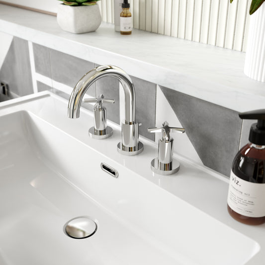 Fairford Verso 3 Hole Deck Mounted Basin Mixer