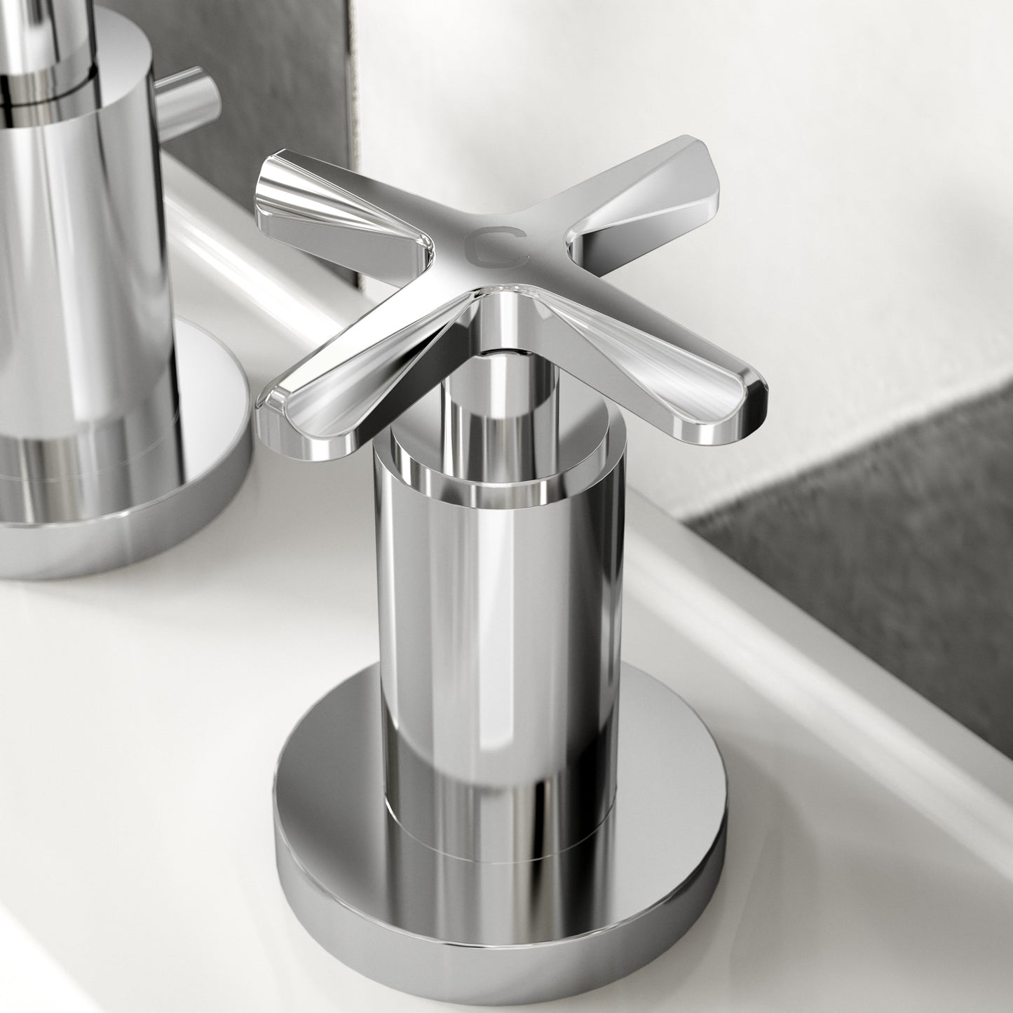 Fairford Verso 3 Hole Deck Mounted Basin Mixer