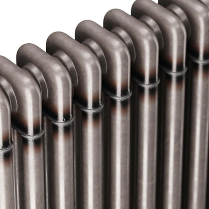 Fairford 3 Column Horizontal Anthracite Designer Radiator 600mm X 650mm