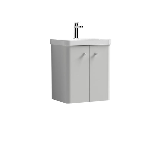 Fairford Crayo 500mm Light Gloss Grey Wall Hung Vanity Unit