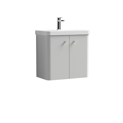 Fairford Crayo 600mm Light Gloss Grey Wall Hung Vanity Unit