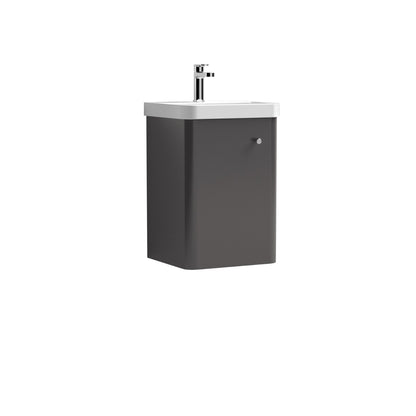 Fairford Crayo 400mm Gloss Grey Wall Hung Vanity Unit