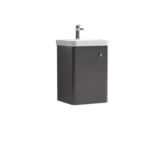 Fairford Crayo 400mm Gloss Grey Wall Hung Vanity Unit