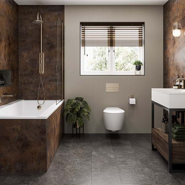 Hydraset Corten Elements Textured 1200 x 2400 Square Edge Wall Panel