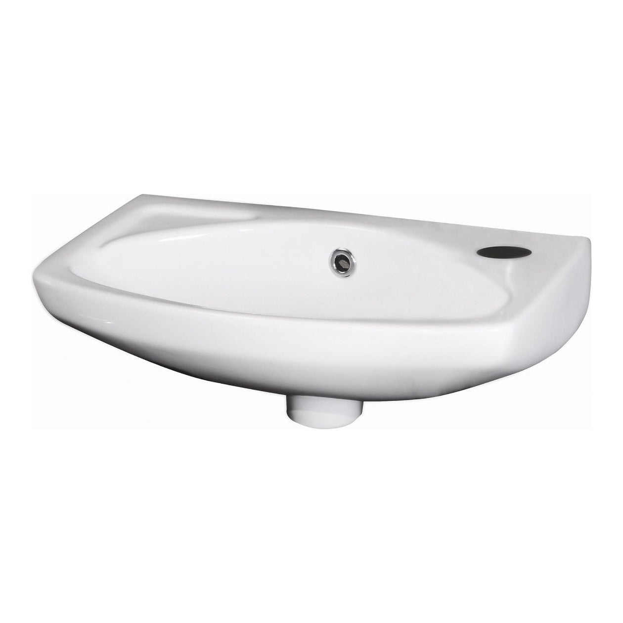 Dezine 450mm Right Hand Wall Hung Basin
