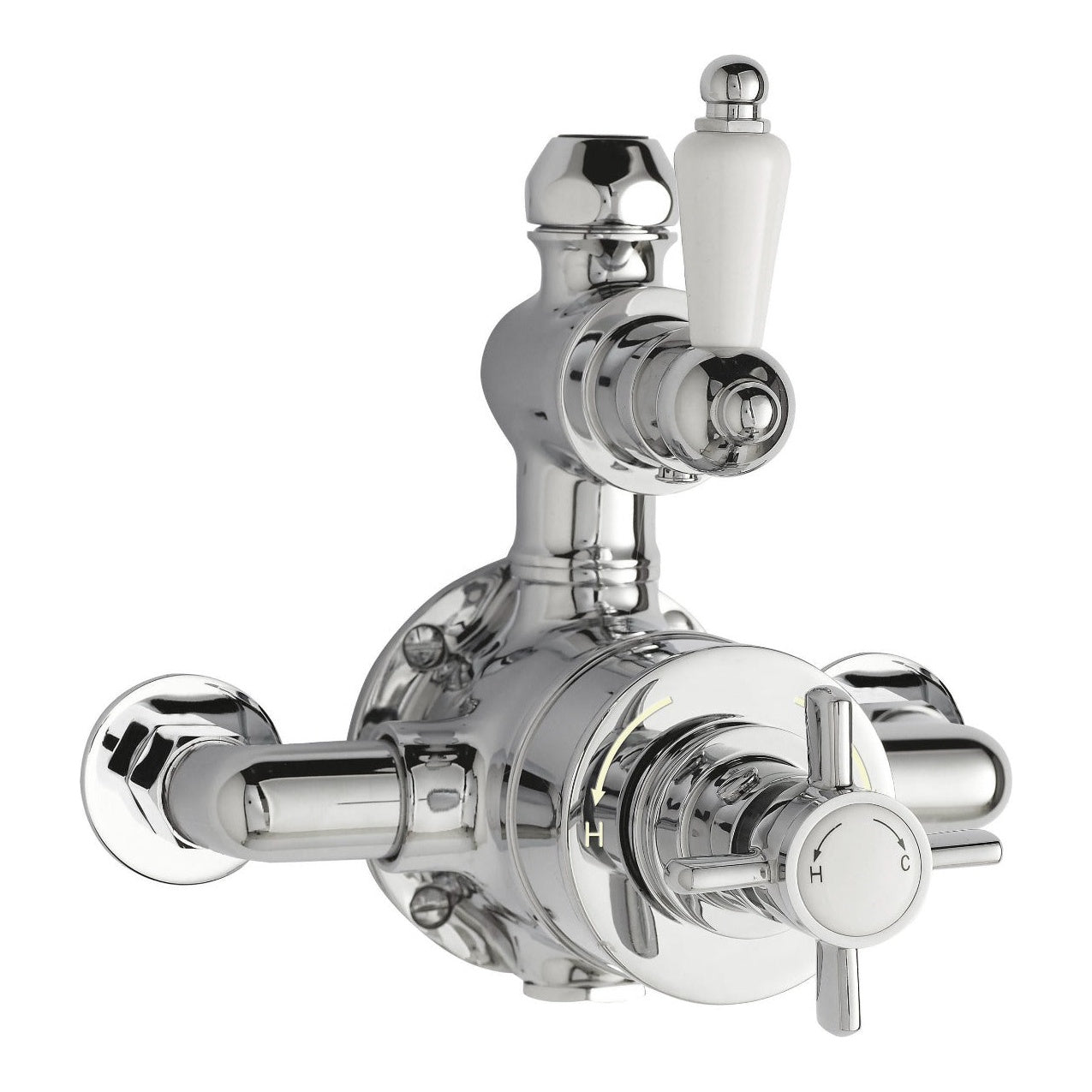 Fairford Bolsover Exposed Thermostatic Shower Valve with Diverter, 2 Outlet