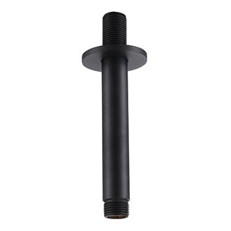 Fairford Element Matt Black 120mm Round Ceiling Mounted Arm