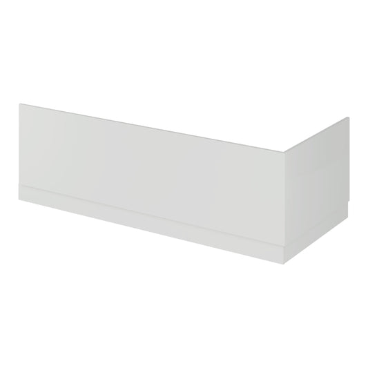 Fairford White End Panel with Plinth, 800mm