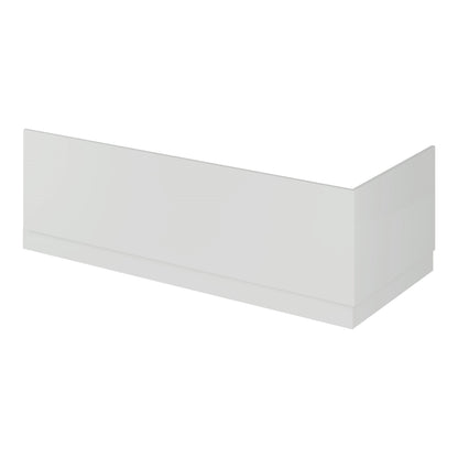 Fairford White Straight Side Panel with Plinth, 1800mm