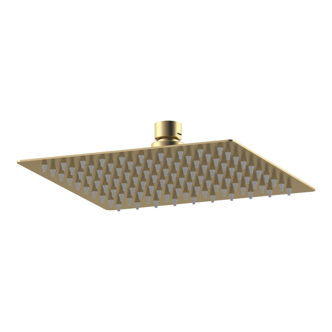 Fairford Una Grace 200 x 200mm Brushed Brass Rain Shower Head