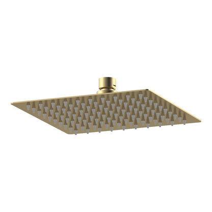 Fairford Una Grace 200 x 200mm Brushed Brass Rain Shower Head