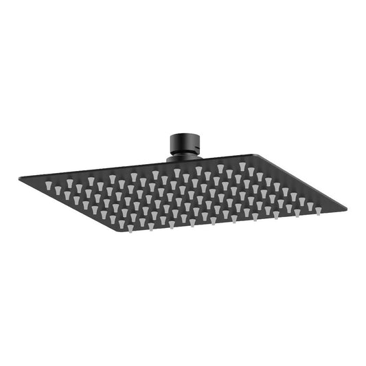 Fairford Una Grace 200 x 200mm Matt Black Rain Shower Head