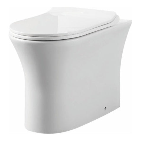 Fairford Tiene Rimless Back To Wall Toilet with Slim Soft Close Seat