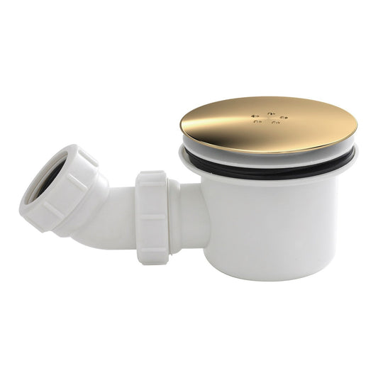 Fairford Brushed Brass 90mm Fast Flow Shower Waste