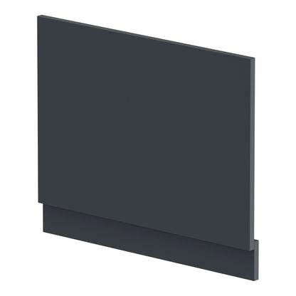 Fairford Satin Anthracite 700mm Bath End Panel with Plinth