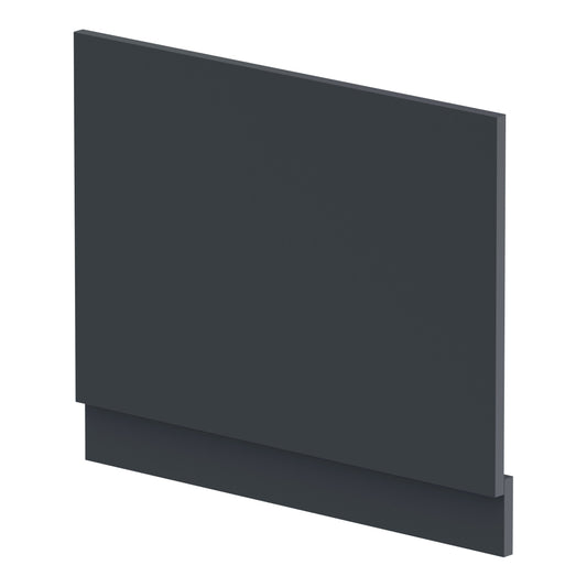 Fairford Satin Anthracite 700mm Bath End Panel with Plinth