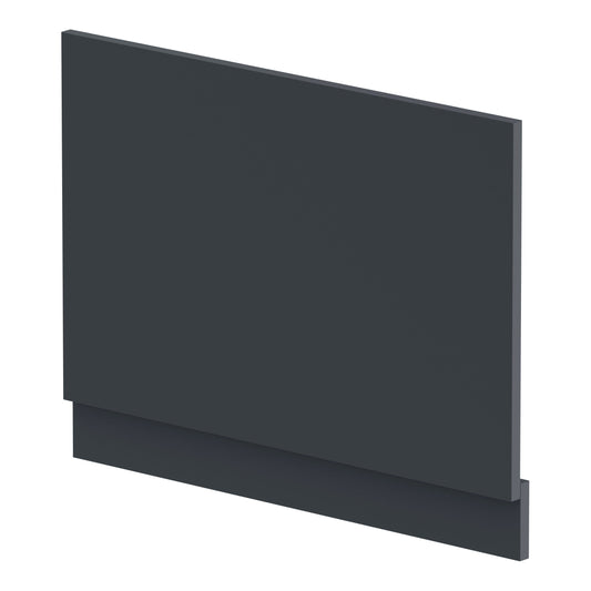 Fairford Satin Anthracite 750mm Bath End Panel with Plinth