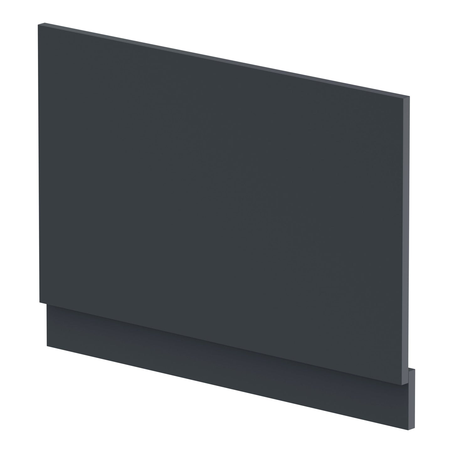 Fairford Satin Anthracite 800mm Bath End Panel with Plinth
