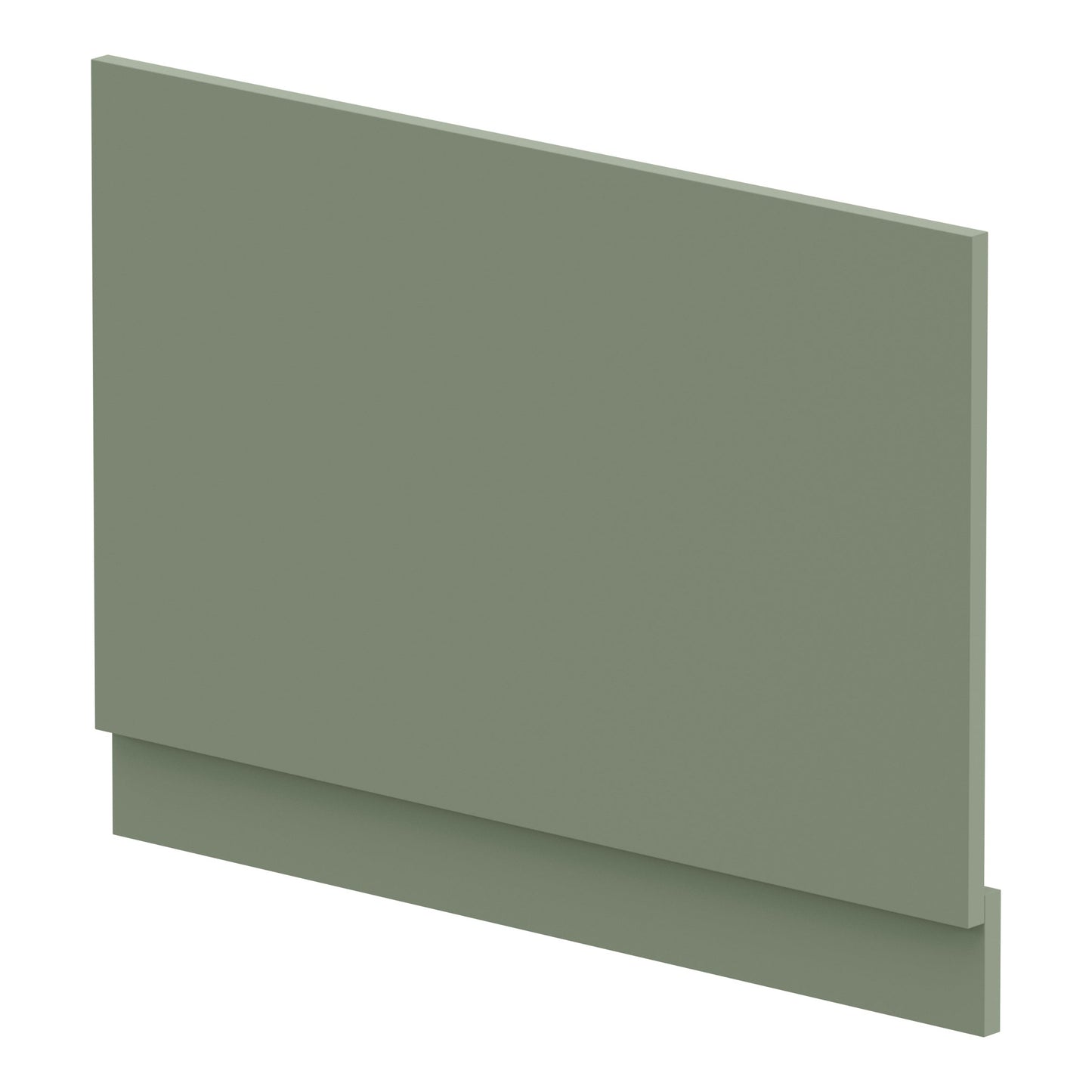 Fairford Satin Green 800mm Bath End Panel with Plinth