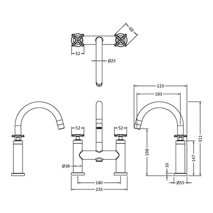 Fairford Verso Bath Filler