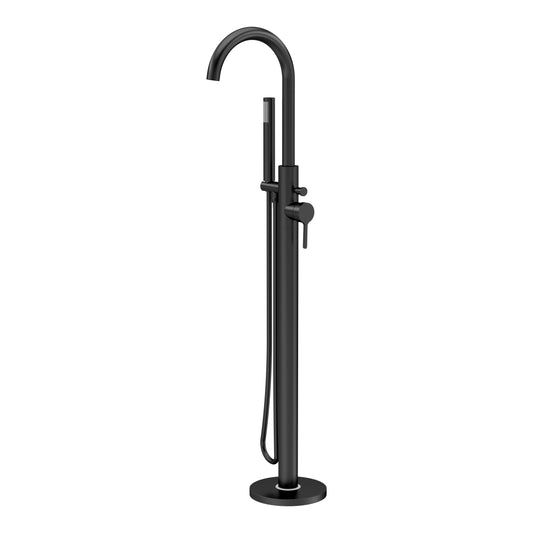 Fairford Verso Matt Black Freestanding Bath Shower Mixer