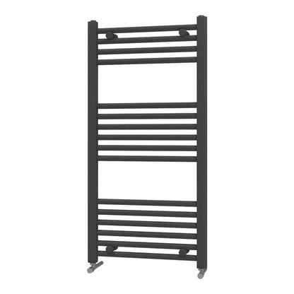 Fairford 400 x 1000mm Straight Matt Black Towel Rail