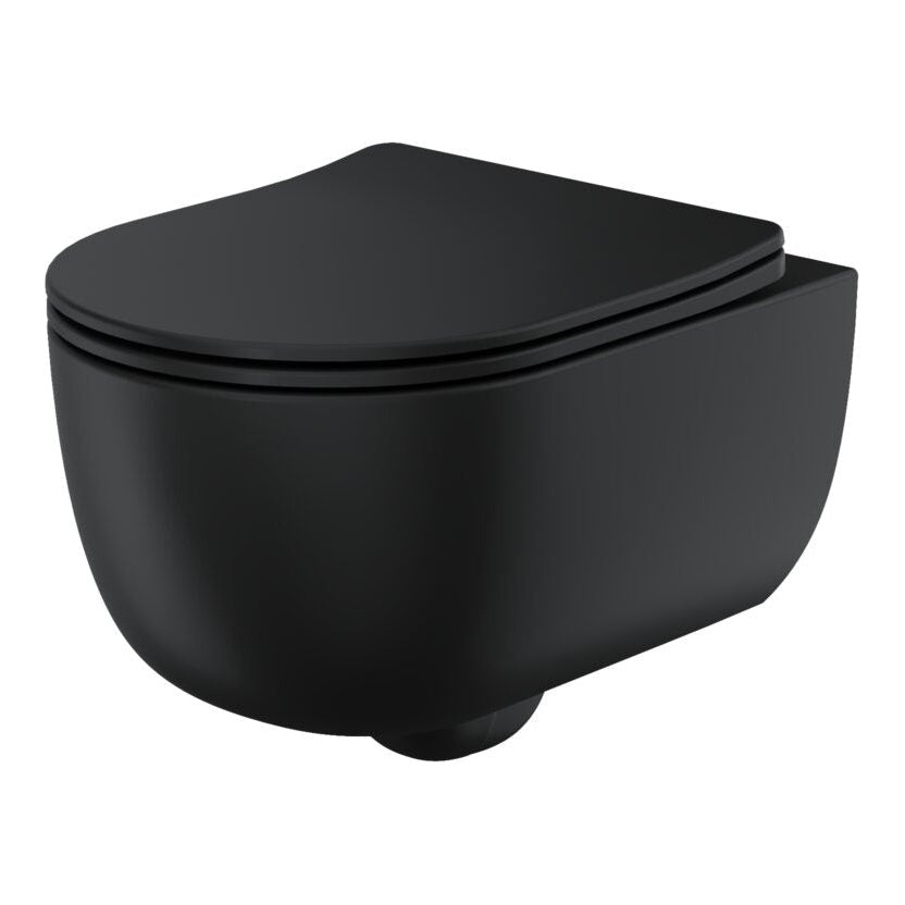 Nera Round Wall Hung Pan with Soft Close Seat