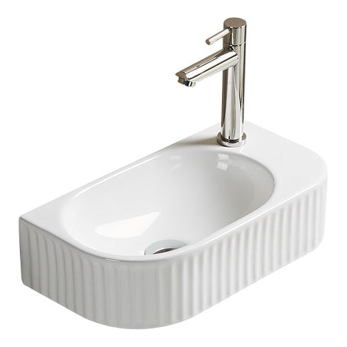400mm Fluted Wall Hung Basin