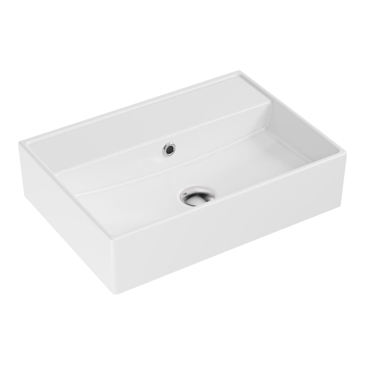 500mm 0TH Wall Hung Basin (can be drilled for 1TH)