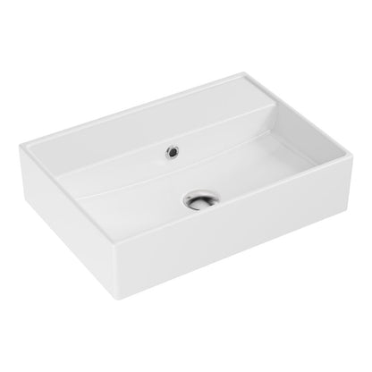 500mm 0TH Wall Hung Basin (can be drilled for 1TH)