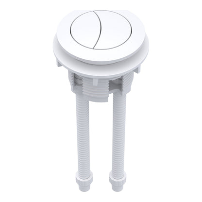 White Flush Button for Close Coupled Cisterns