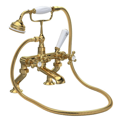 Fairford Winchester Brushed Brass Bath Shower Mixer