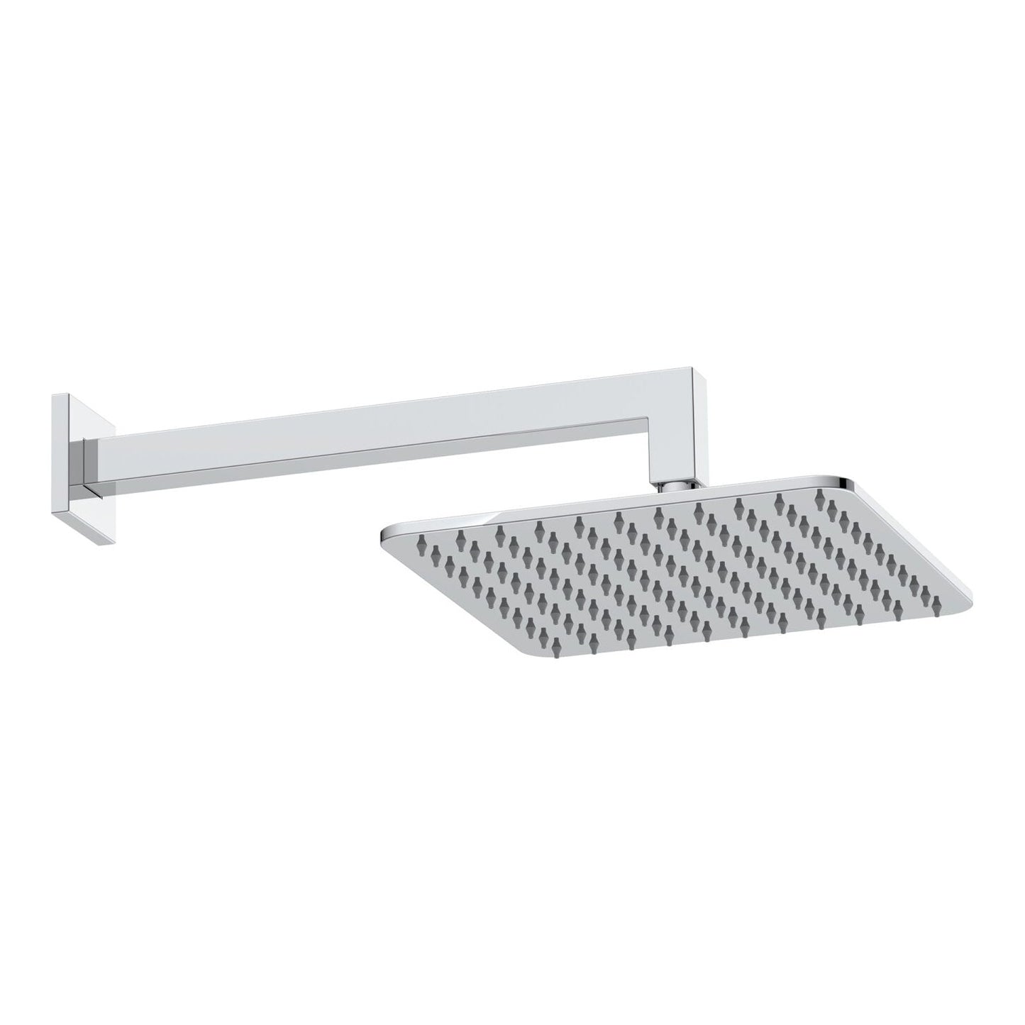 Fairford Una Chrome Shower Head and Arm Kit