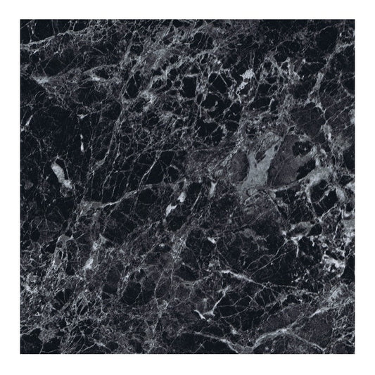 Hydraset Black Marble Gloss 1200 x 2400 Square Edge Wall Panel
